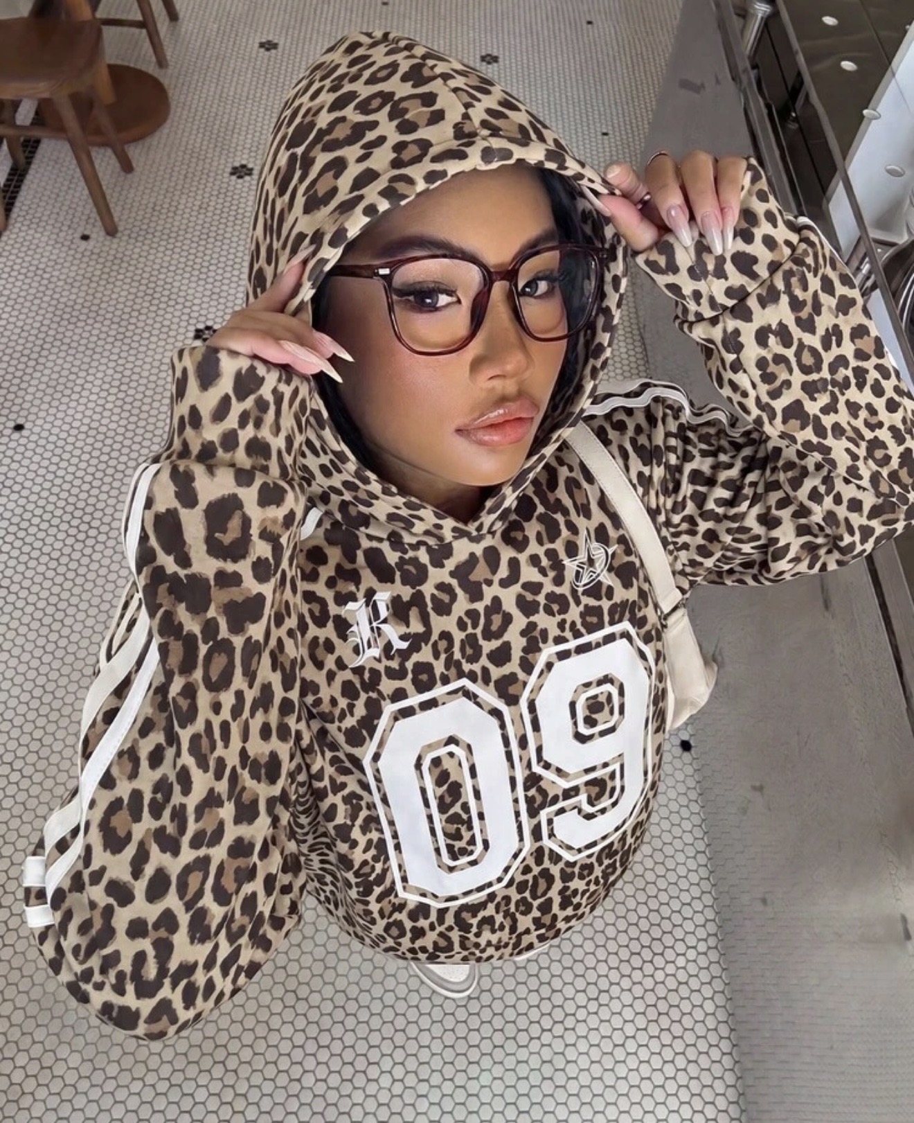 Hoodie animal print