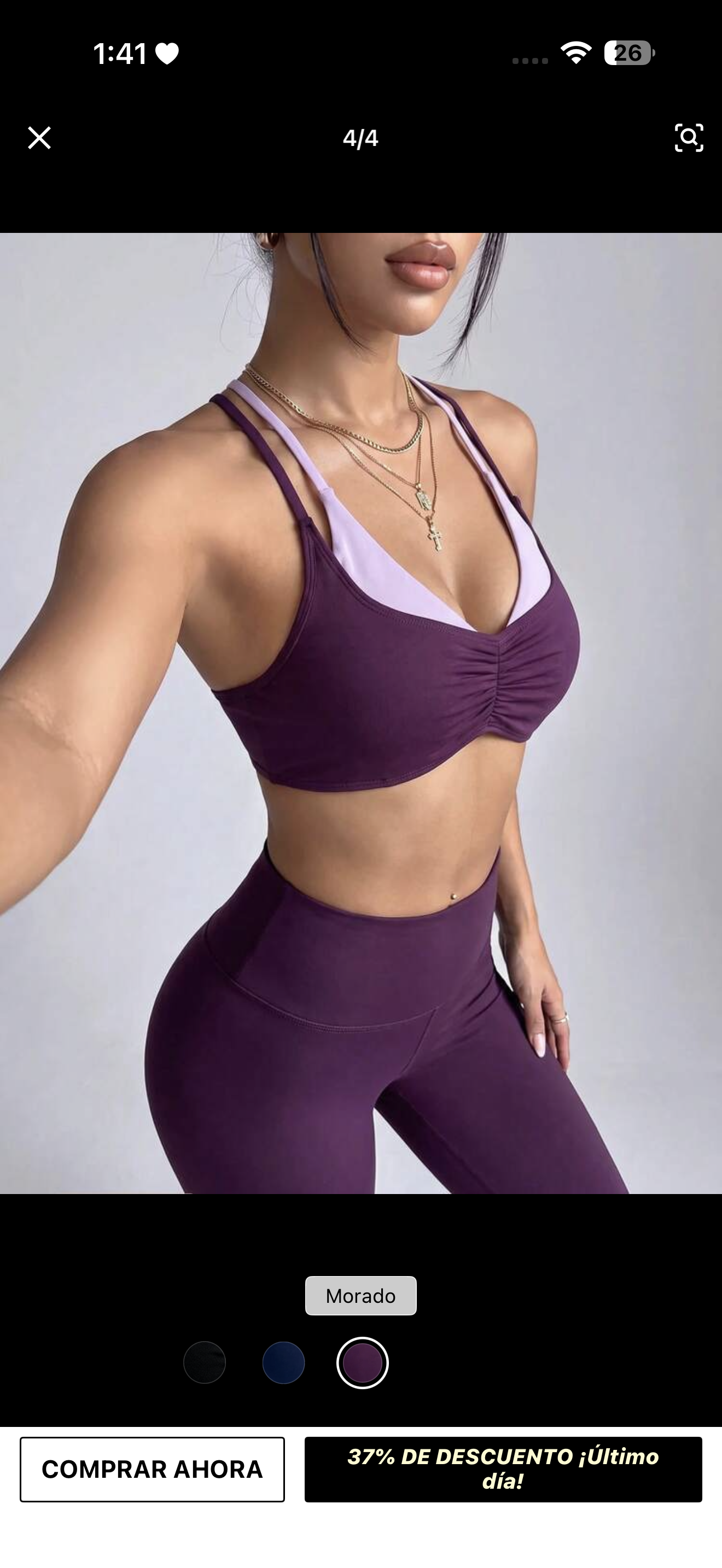 Top Doble Morado · foto 1 de 2