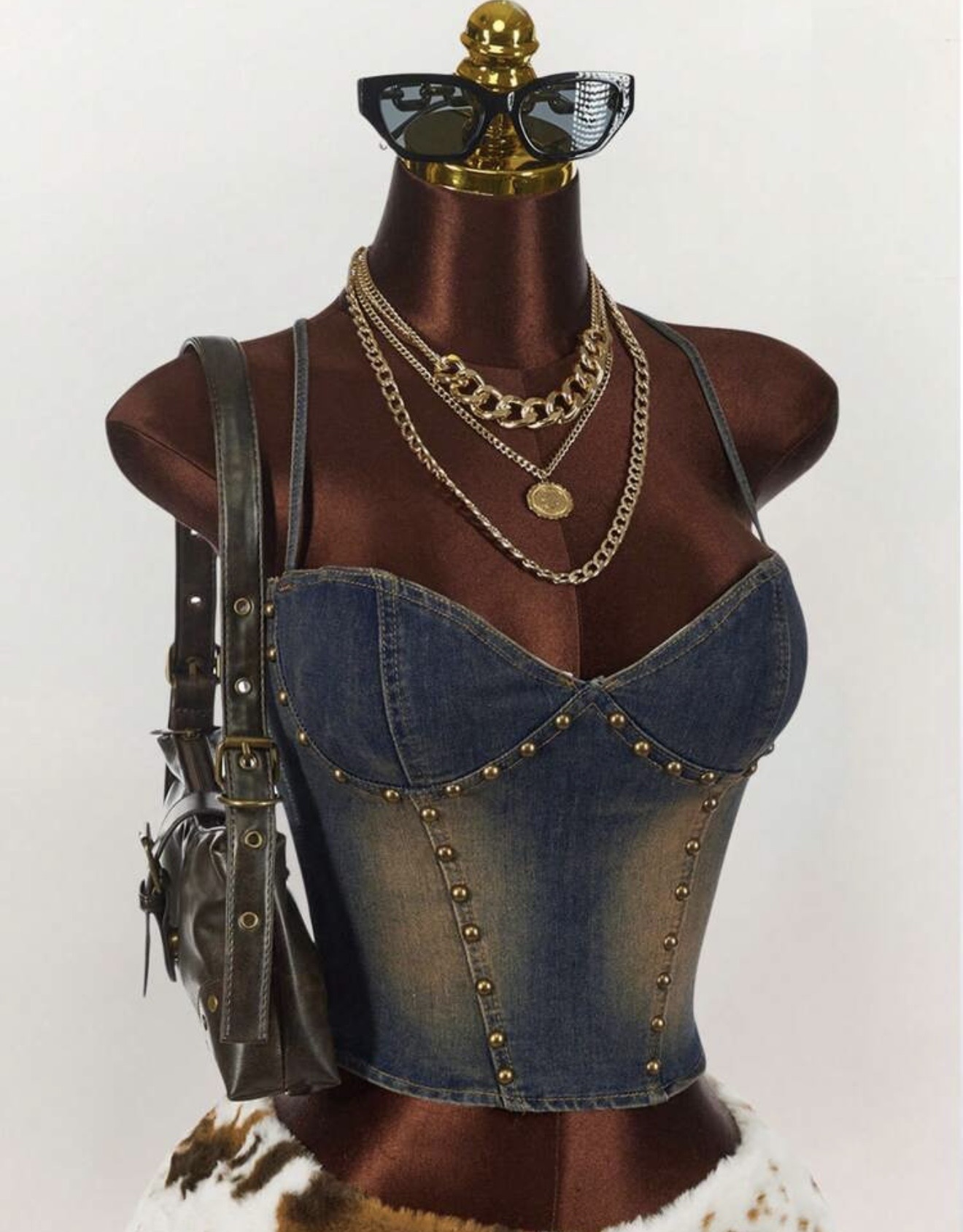 Blusa Mezclilla
