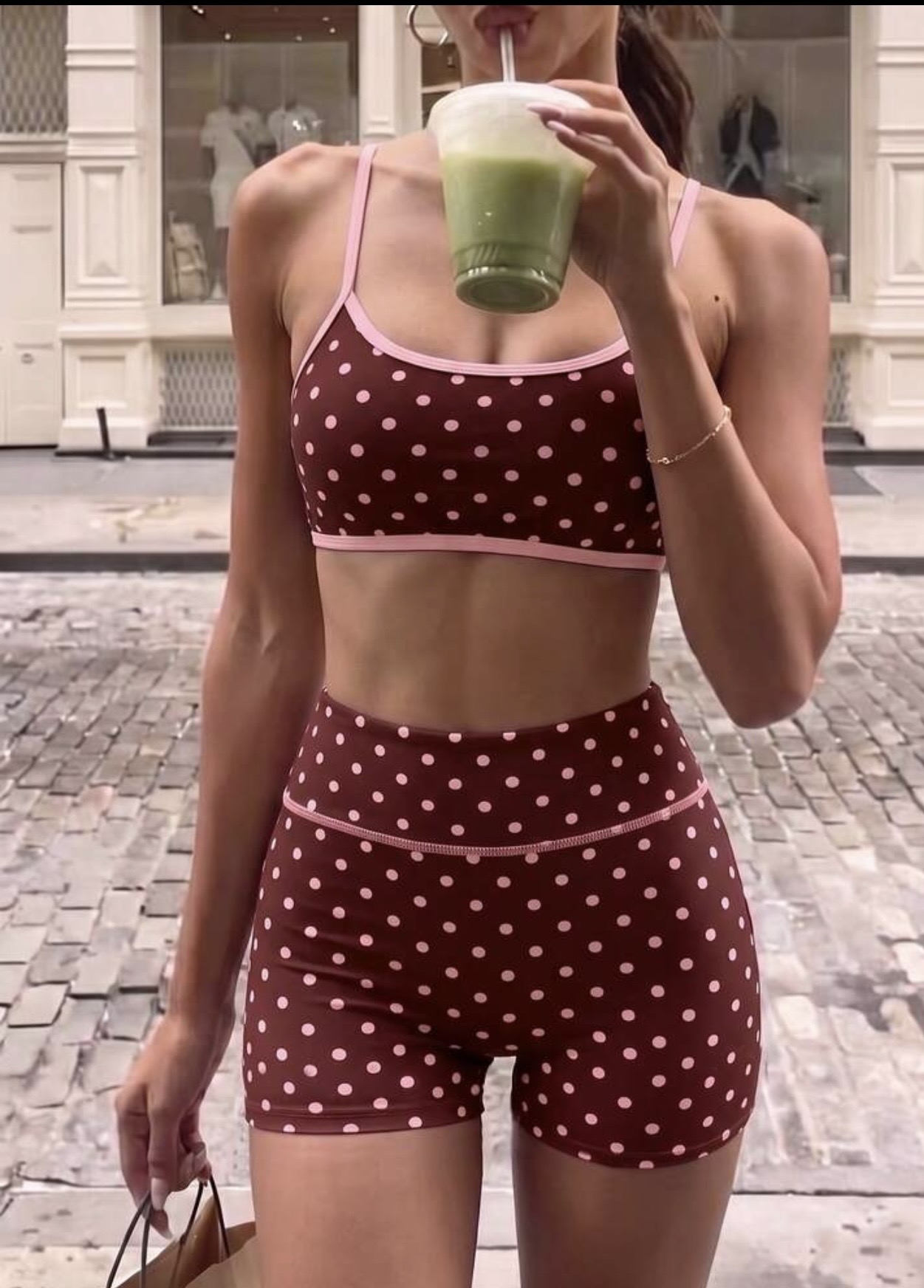 Set corto Polka Dots