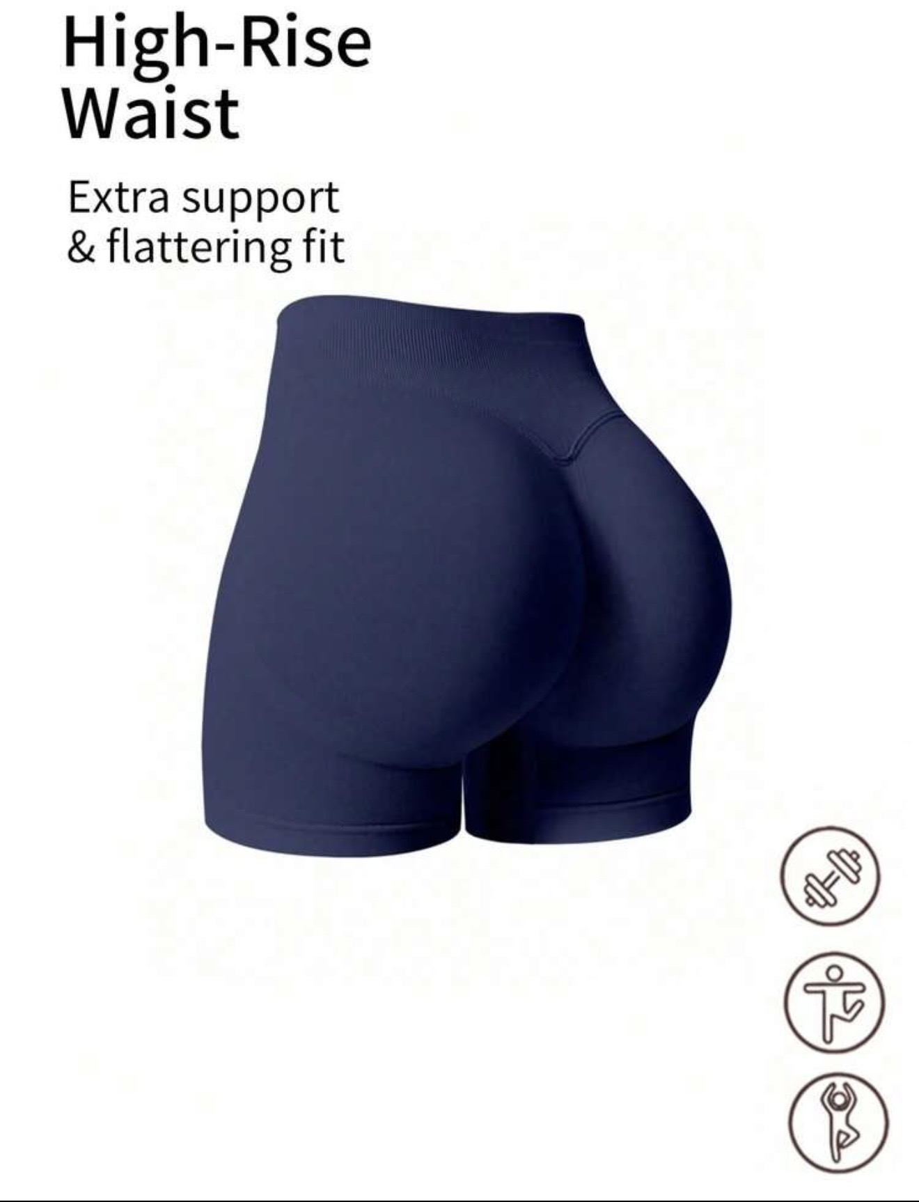 Biker short azul Azul oscuro