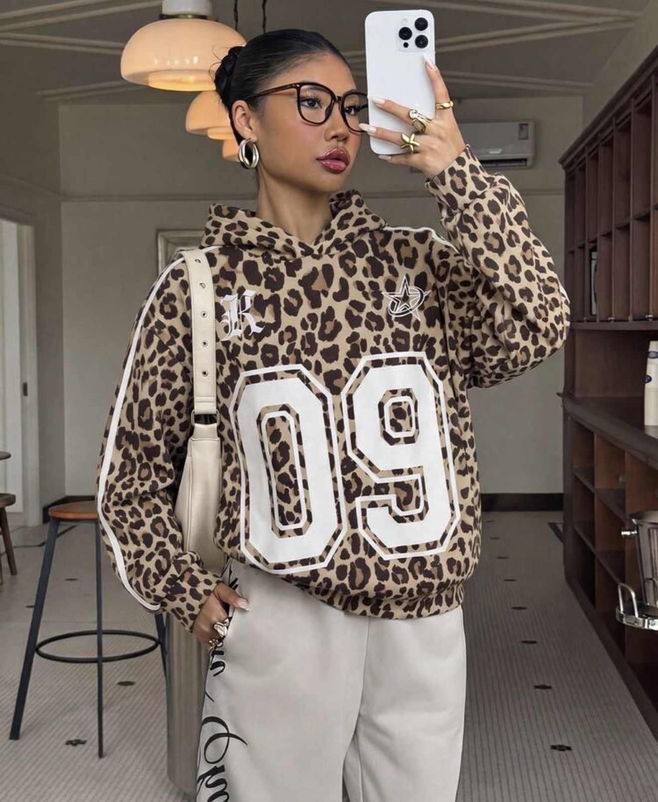 Hoodie Animal Print