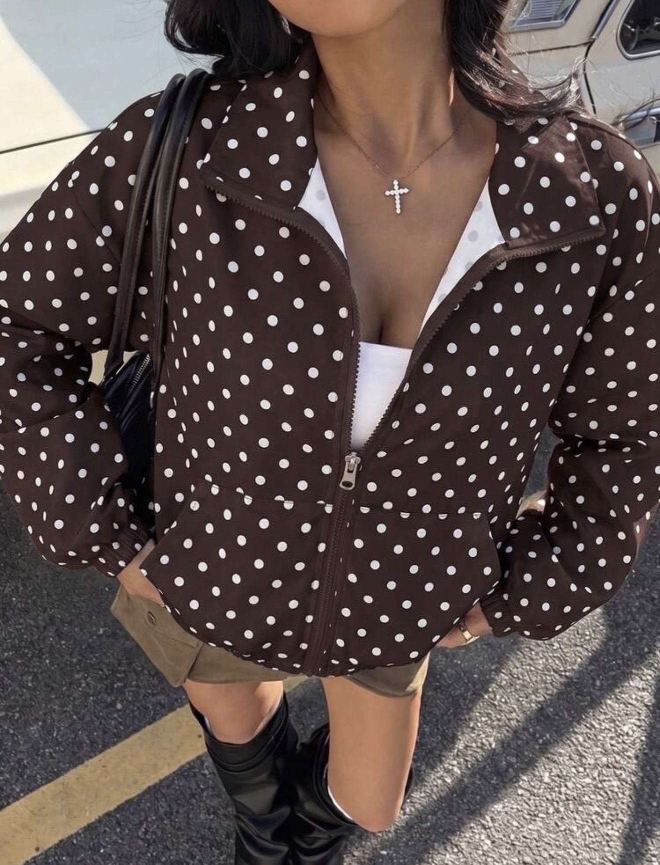 Chaqueta/Polka Dots Nude · foto 1 de 2