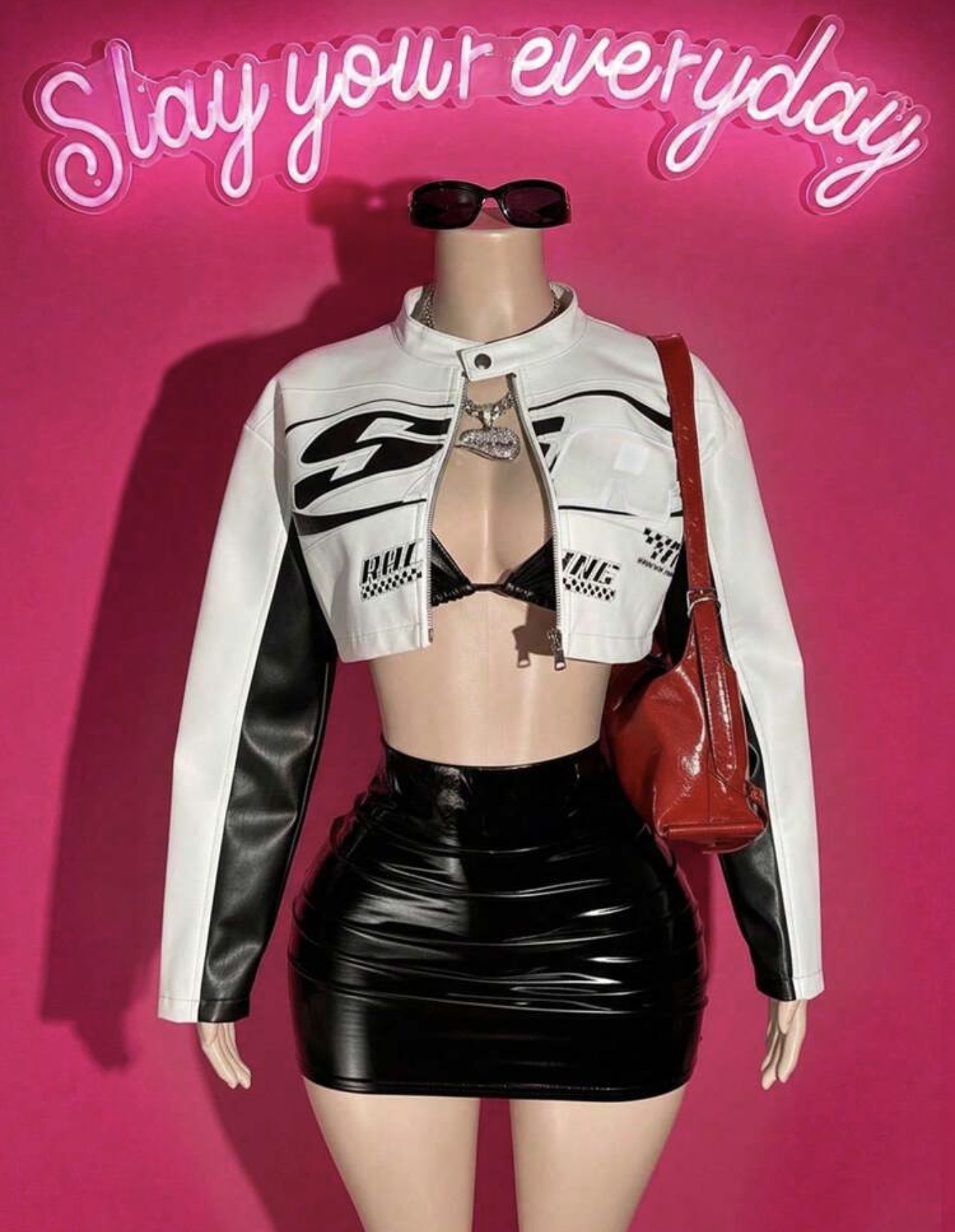 Jacket Blanco con negro · foto 2 de 2